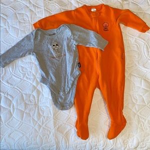 Halloween Onesie and Footie Pajama 3-6 months